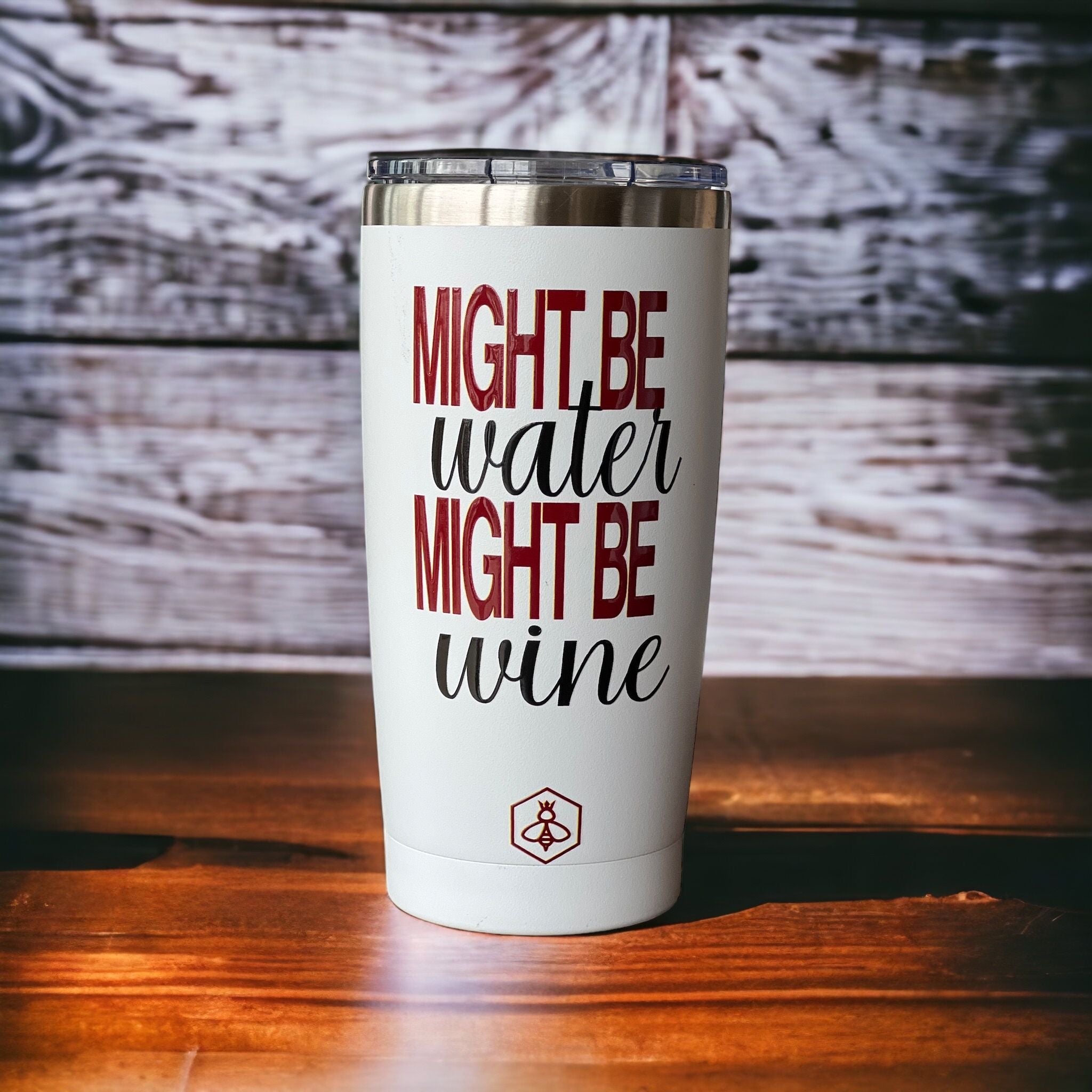 This Might Be Wine Stainless Steel Travel Tumbler by Shutterfly