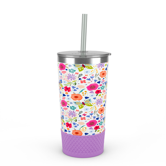 20oz Tumbler - Garden Blooms