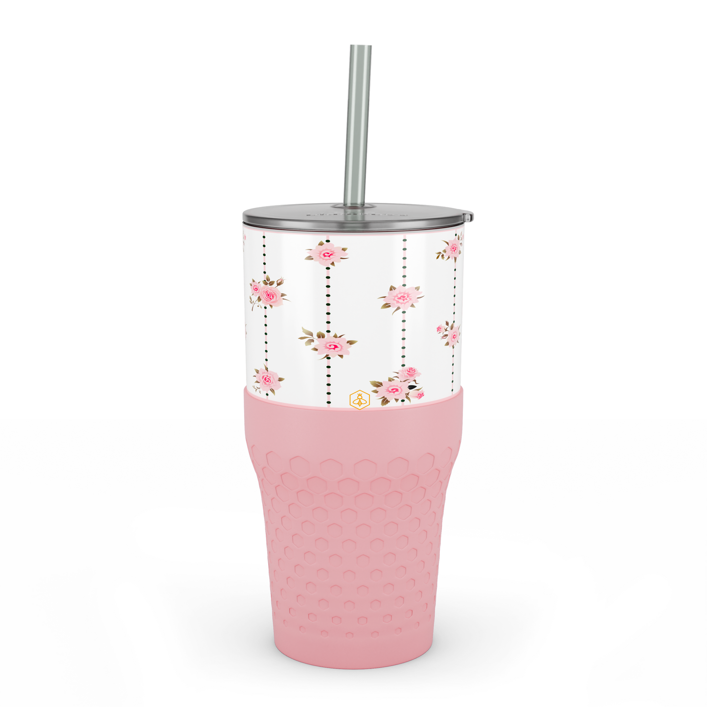 30oz Tumbler - Pink Roses