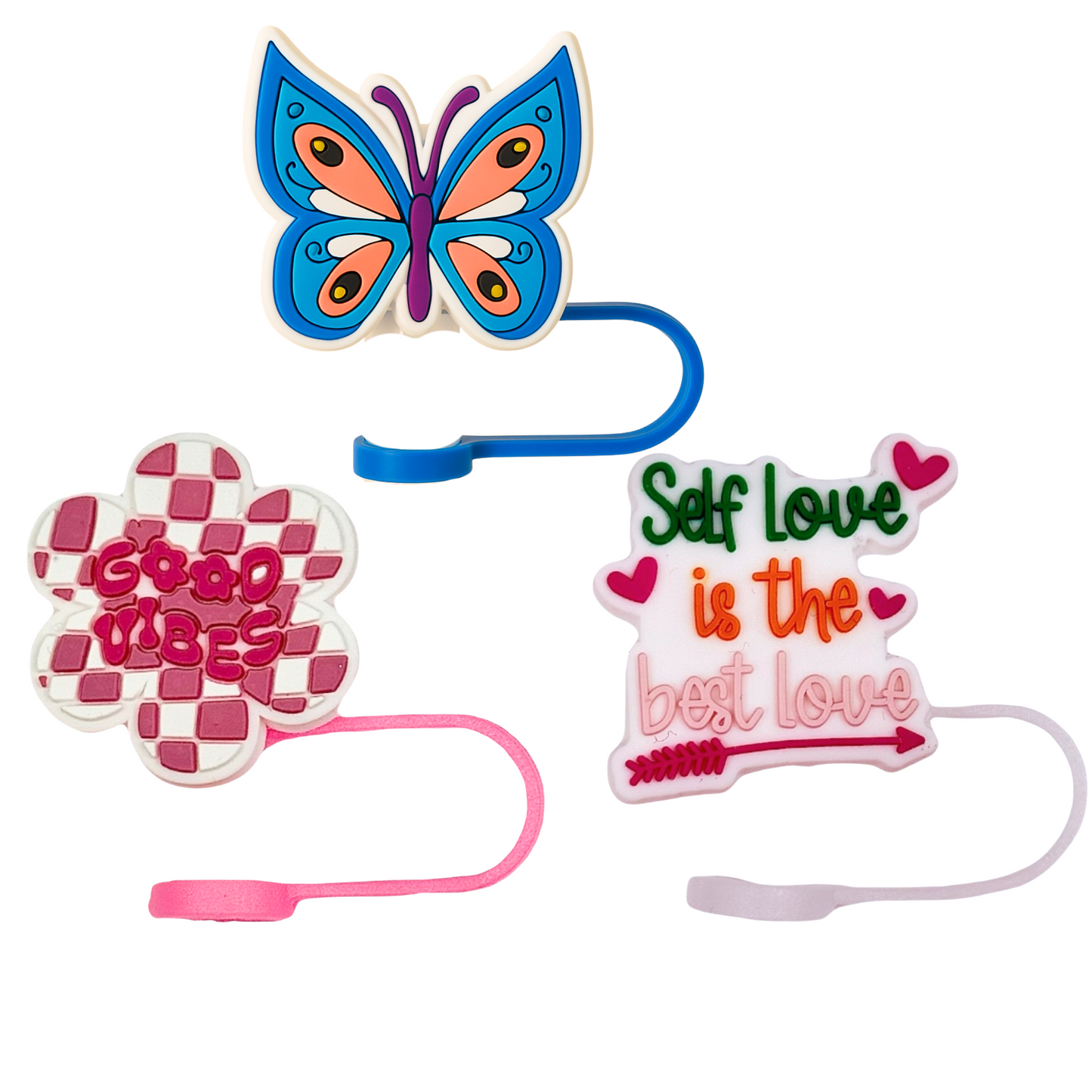 Straw Topper 3-Pack - Feel-Good Faves