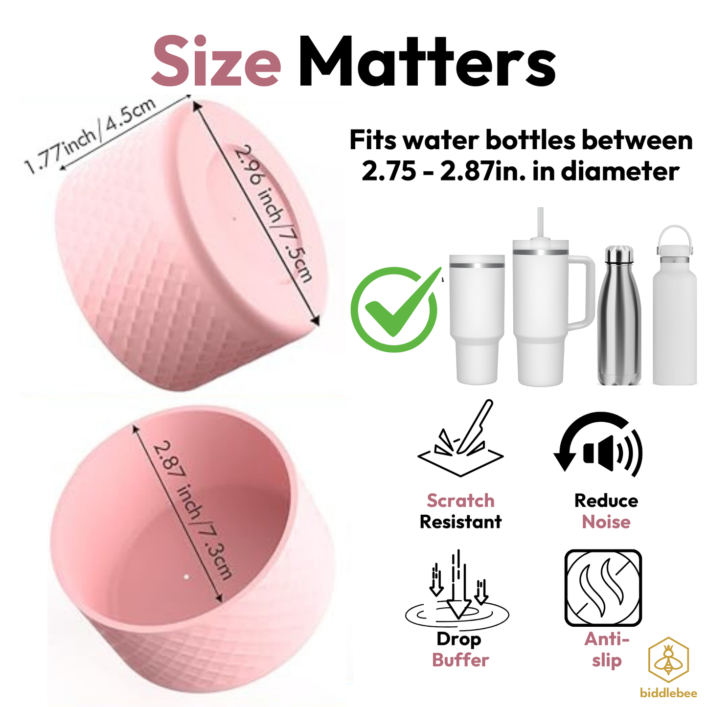 Silicone Boot | Pink Diamond 50-Pack