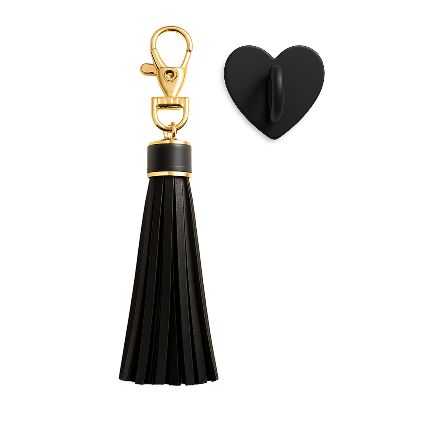 Tumbler Charm Set - Black Tassel