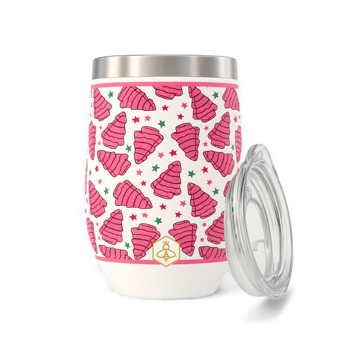 Wine Tumbler | Christmas Tree Cakes