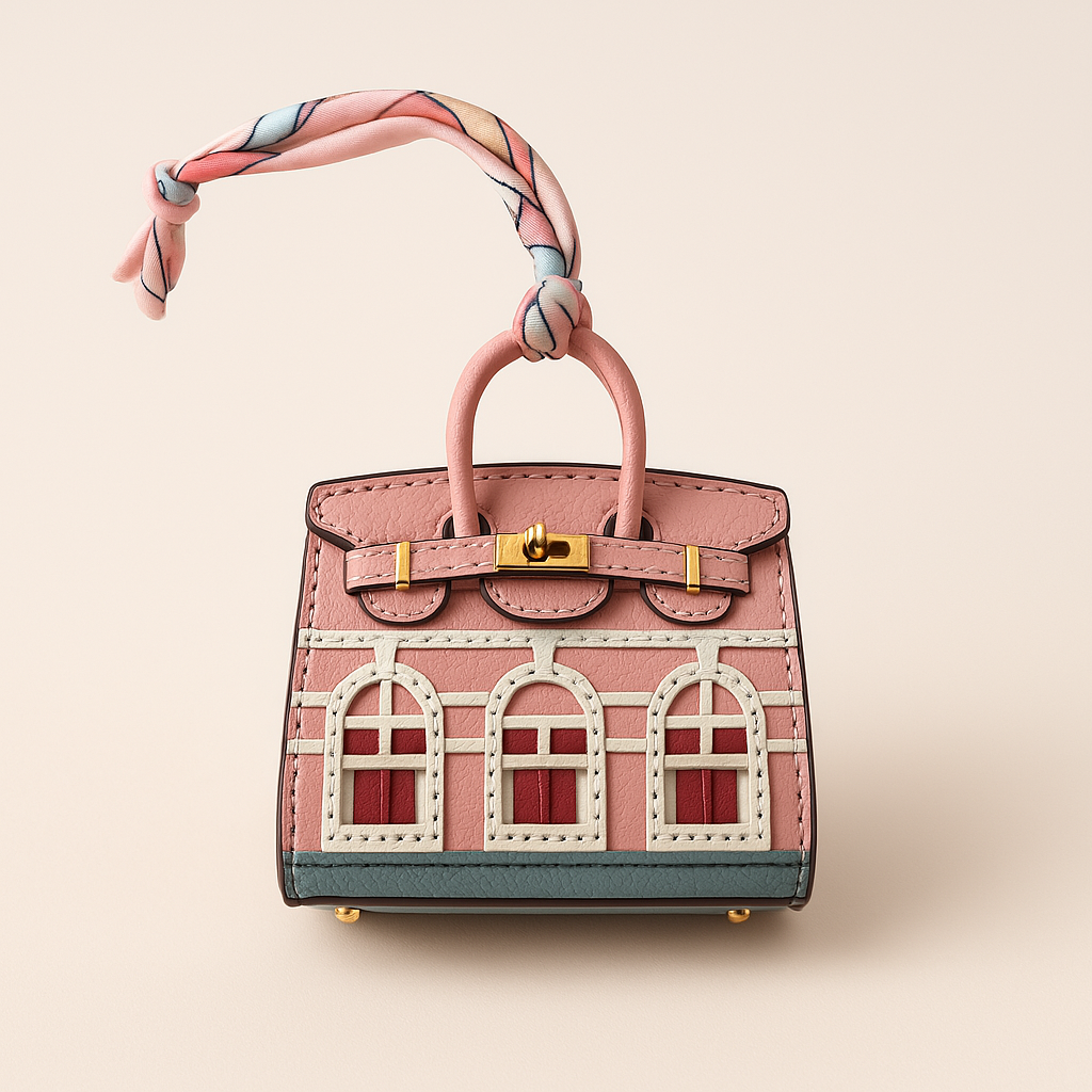 Pink Mini House Handbag