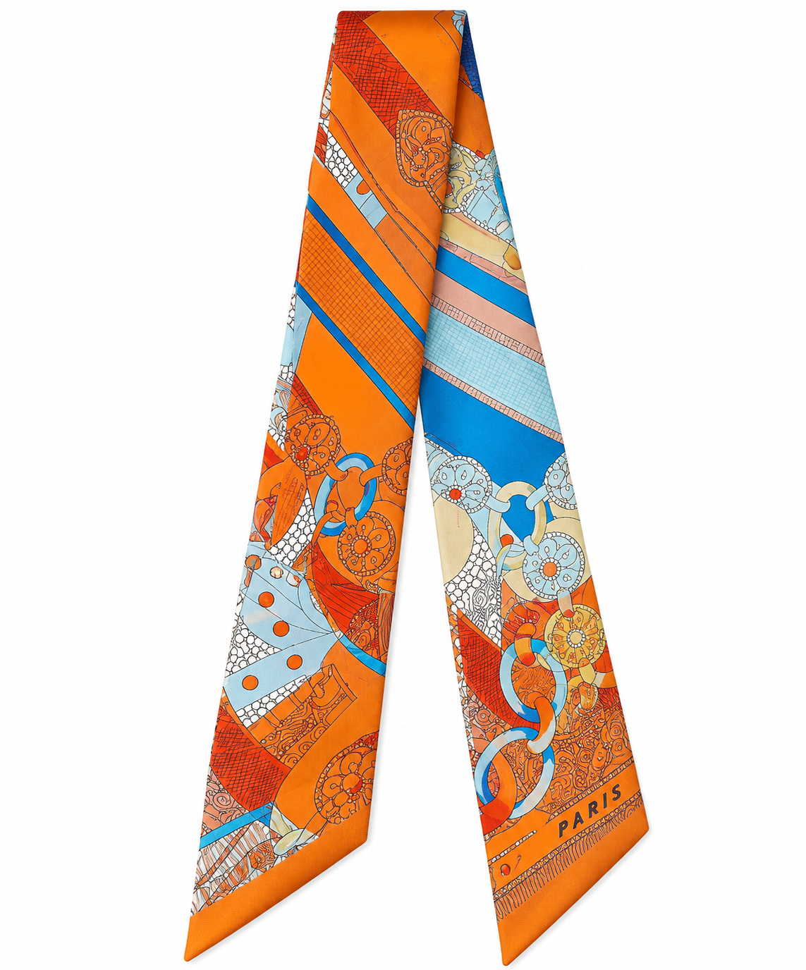 Purse Scarf | Orange Paris | 35"