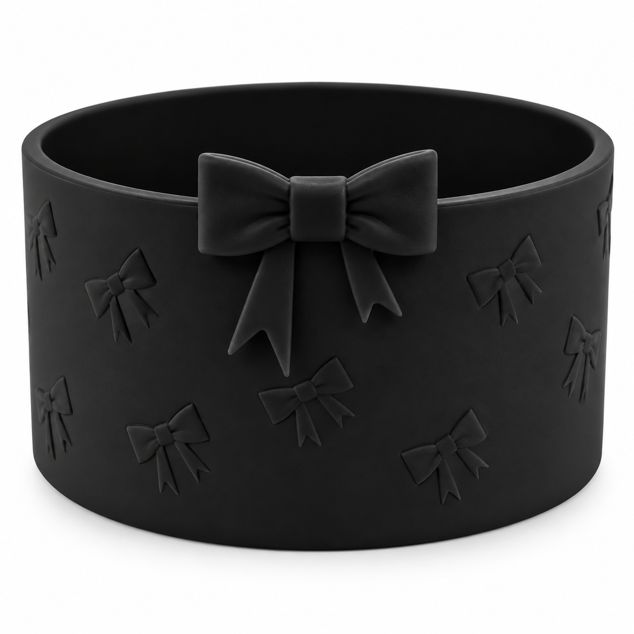 Silicone Boot | Black Bow
