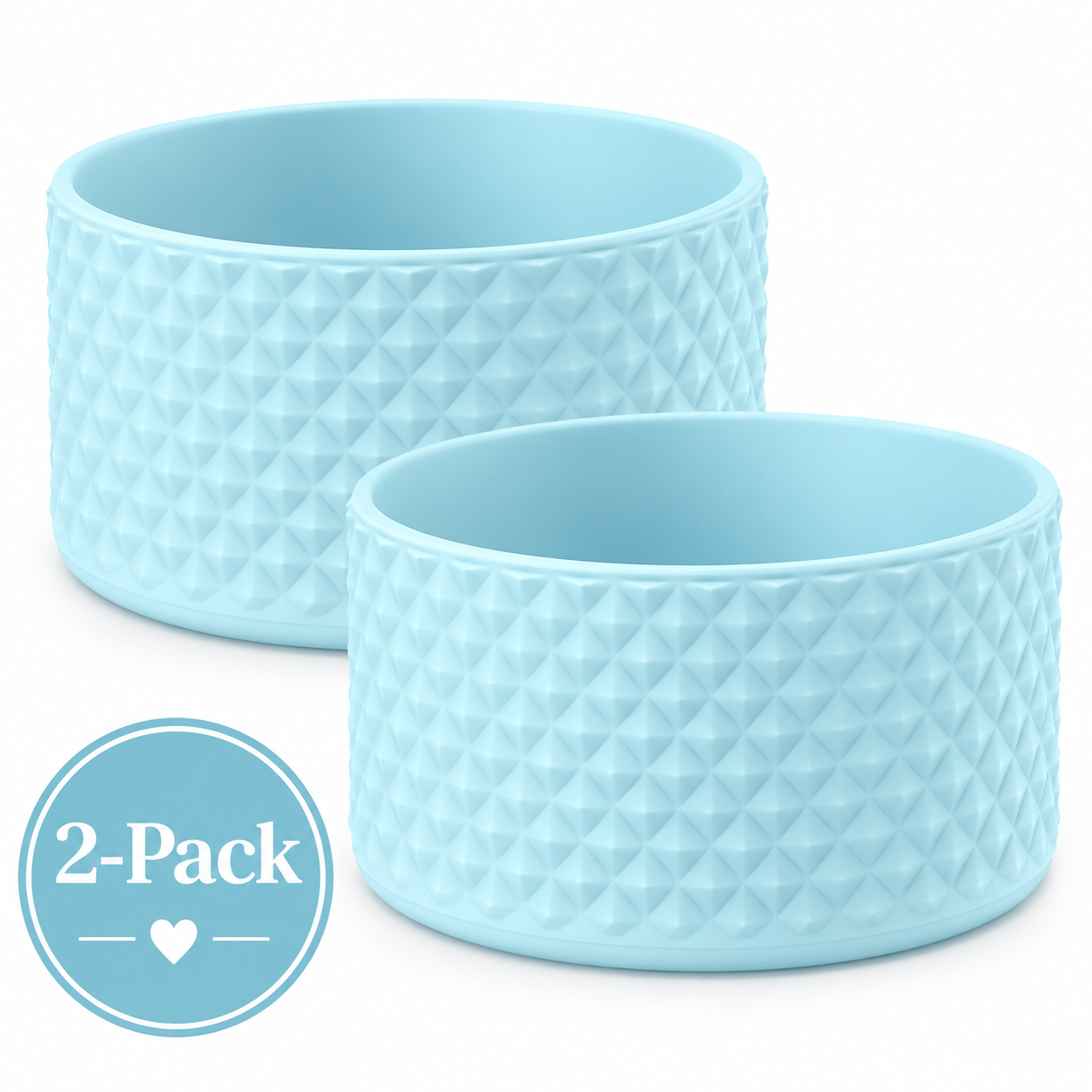 Silicone Boot 2-Pack | Light Blue Diamond