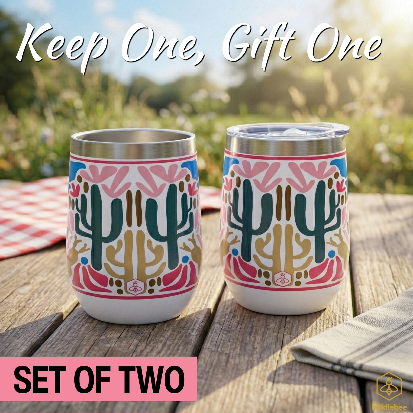 Desert Dreams Wine Tumbler 2-Pack