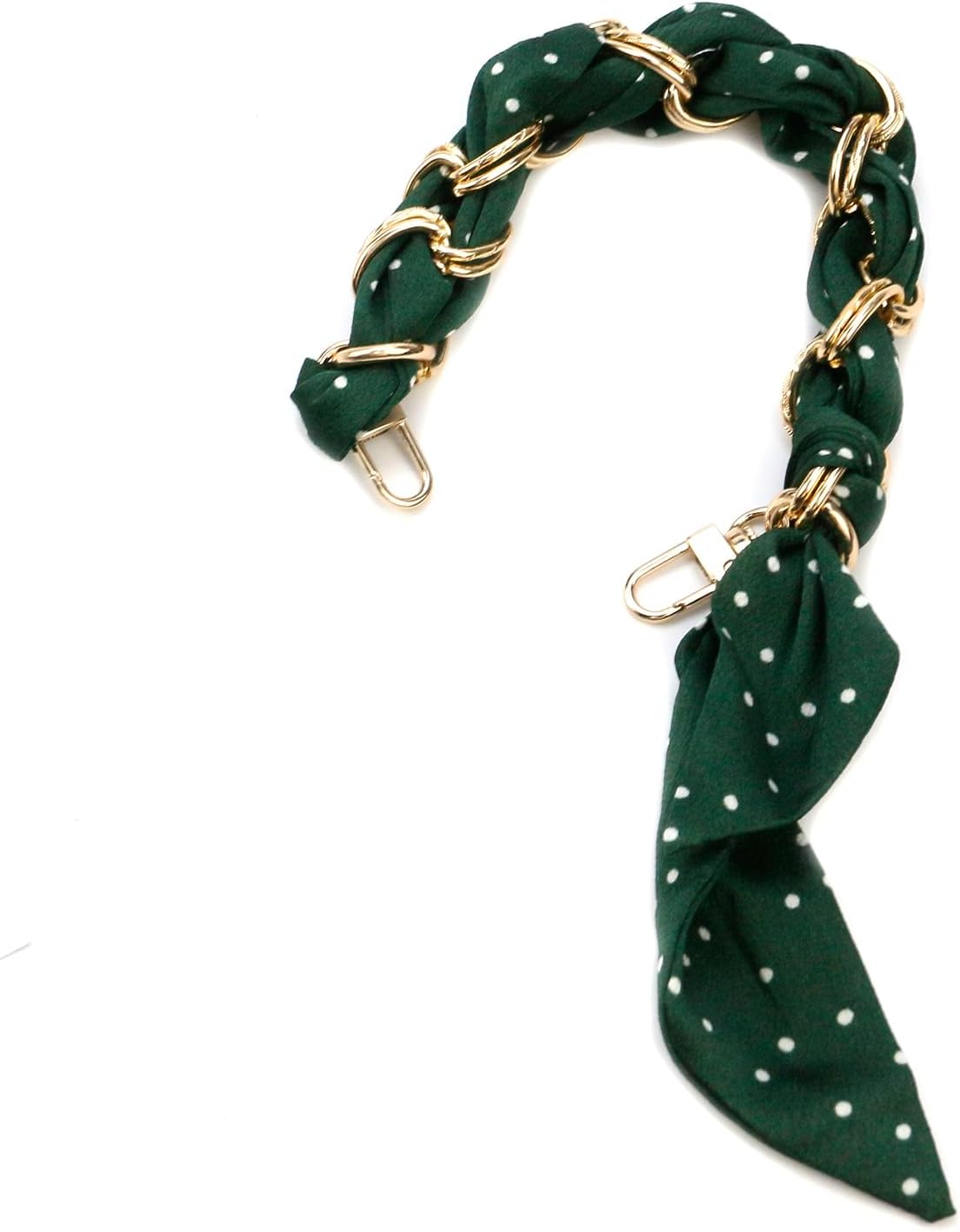 Purse Scarf Chain | Green Dot | 12"