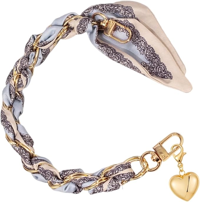 Purse Scarf Chain | Light Blue | 12"