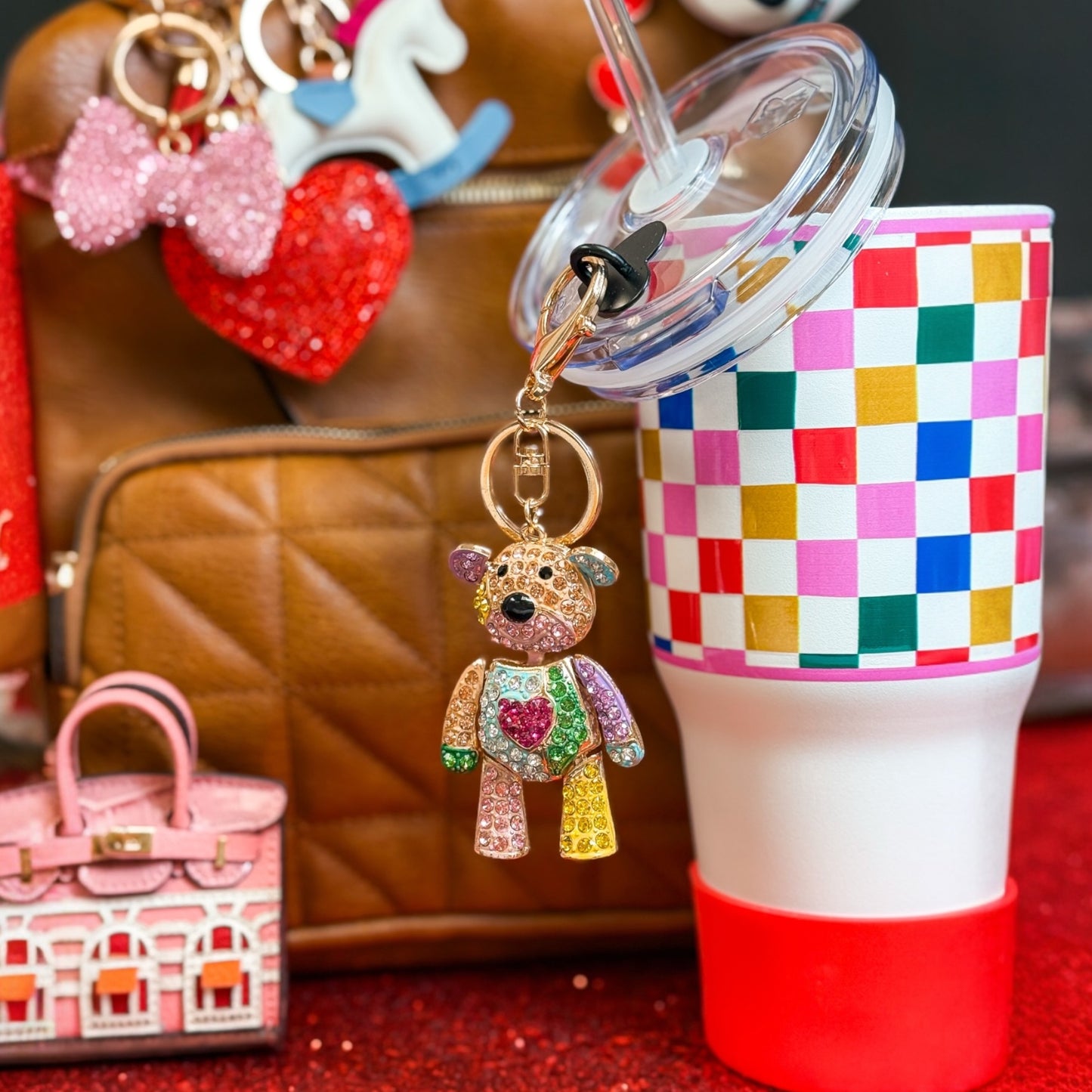 Luxe Rainbow Bear Charm