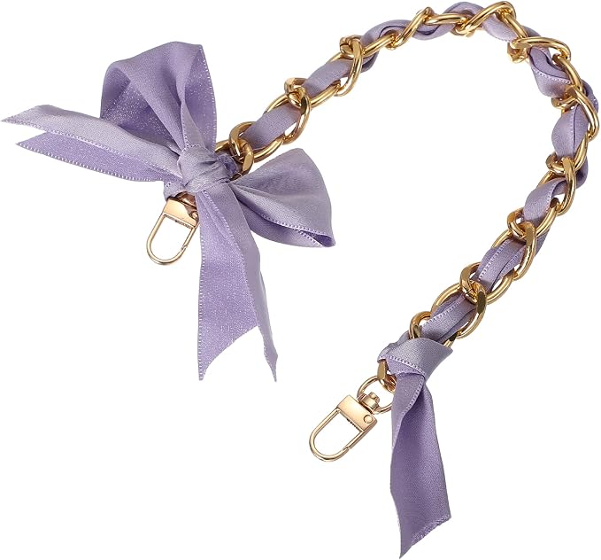 Purse Scarf Chain | Purple Bow | 13"