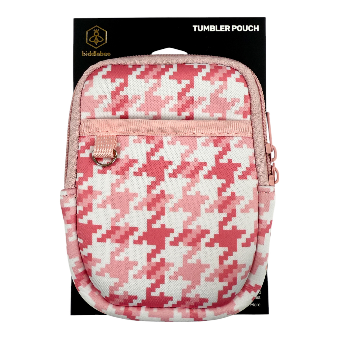 Tumbler Pouch - Pink Plaid
