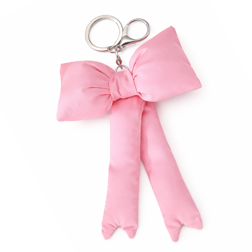Pink Puff Bow Charm