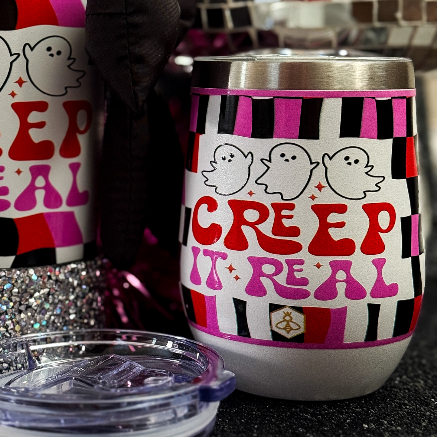 Creep It Real Wine Tumbler