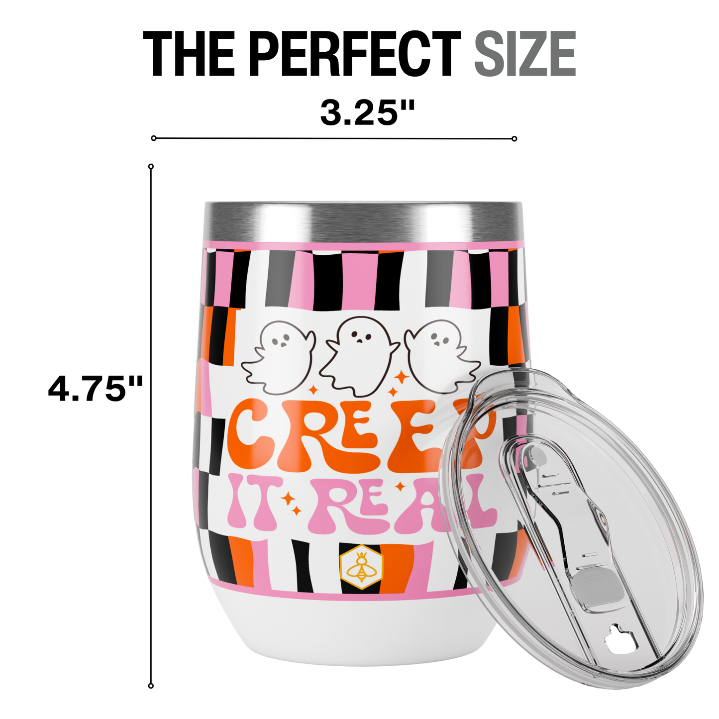 Creep It Real Wine Tumbler