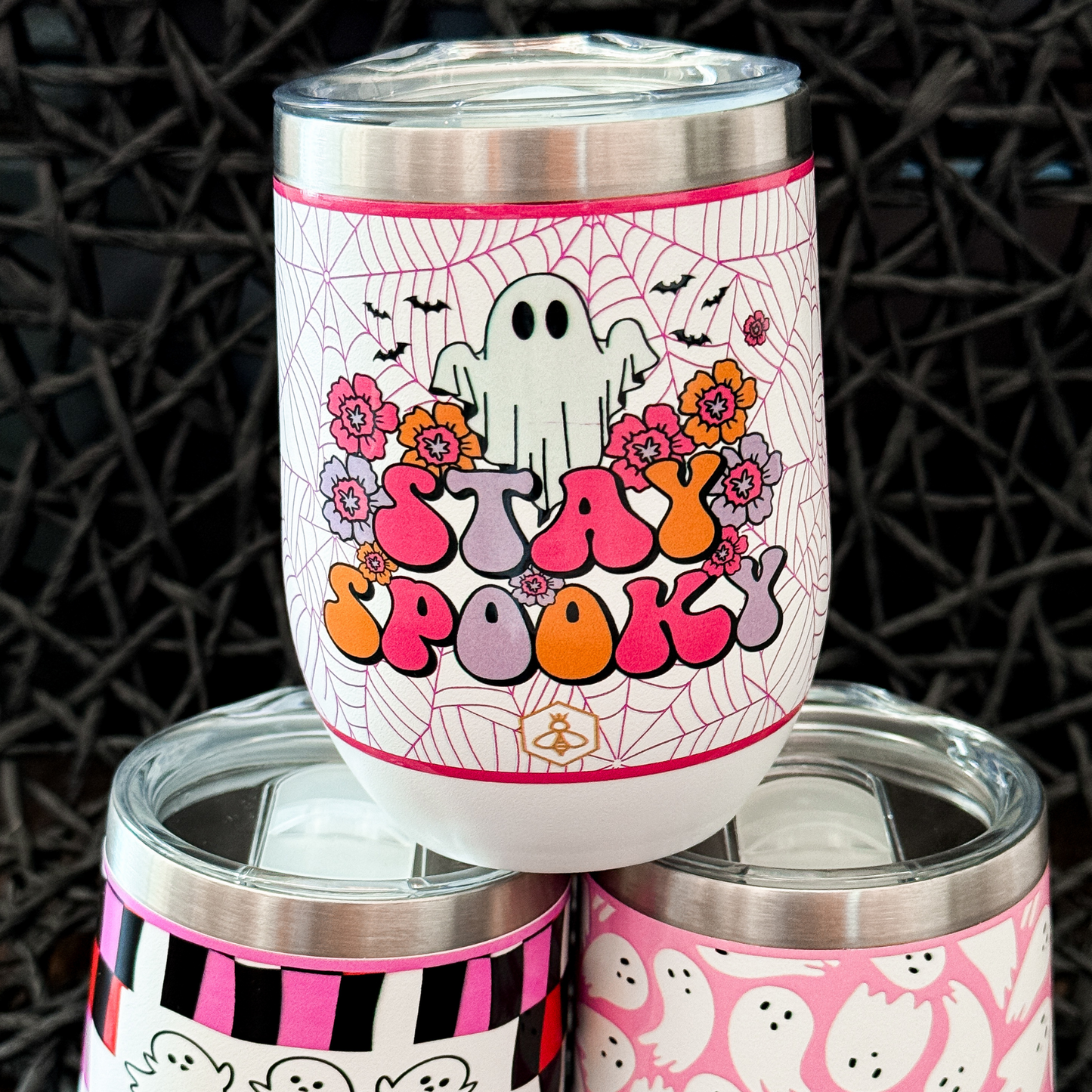 Stay Spooky Wine Tumbler