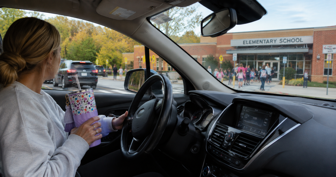 Car Line, Desk, Porch: Where She Shows Up Every Day with Something Beautiful