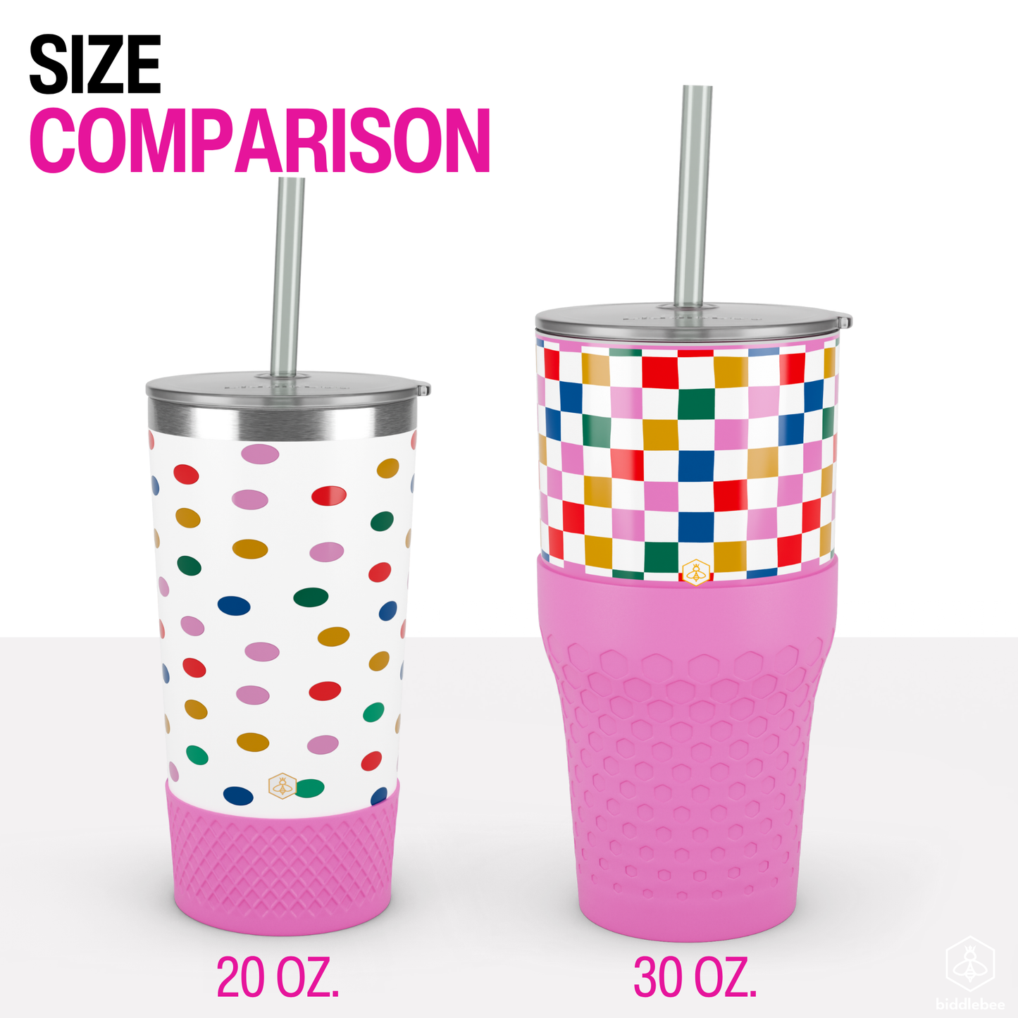 30oz Tumbler - Happy Check