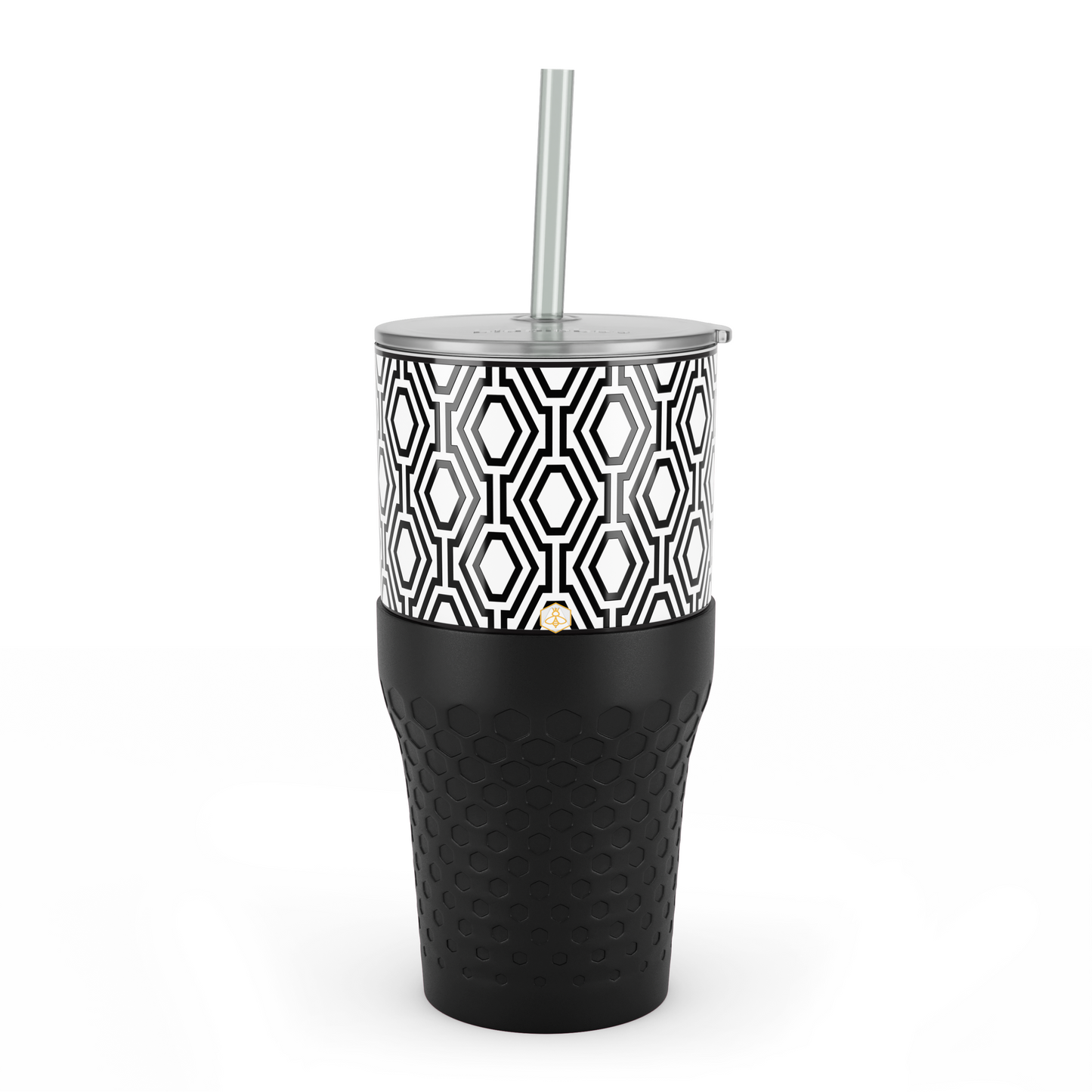 30oz Tumbler - Black & White