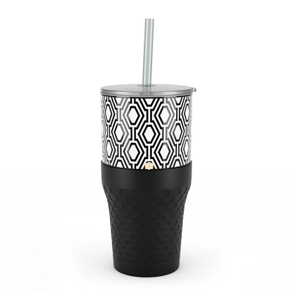 30oz Tumbler - Black & White