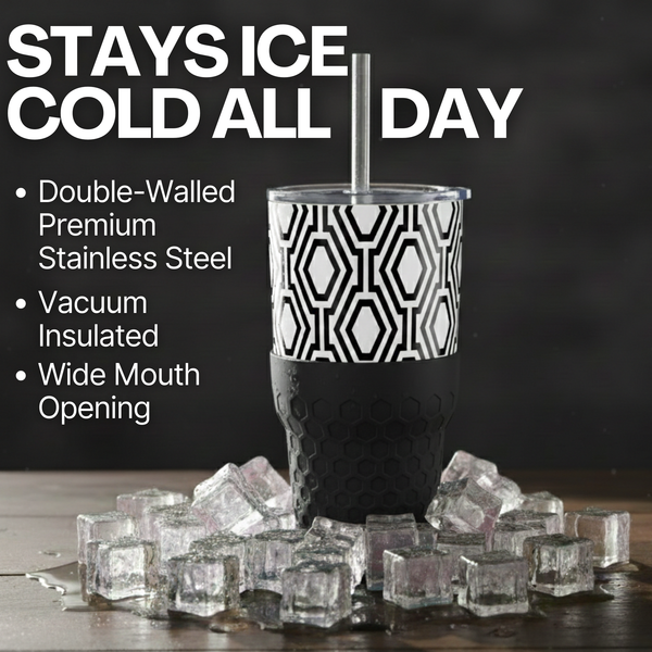 30oz Tumbler 4-Pack | Black & White