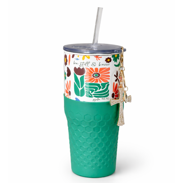 Be Still & Know Faith - 30oz Charm Tumbler