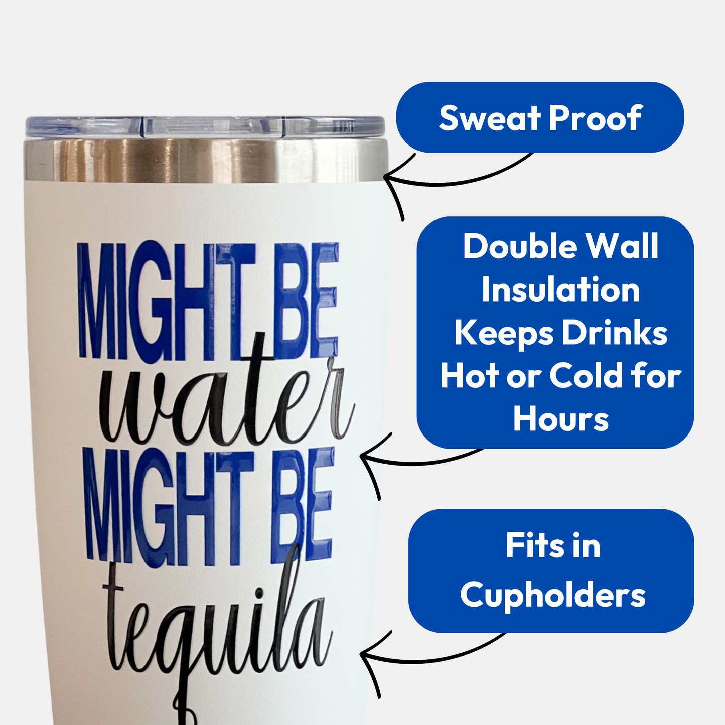 Might Be Water Tumbler Party Pack