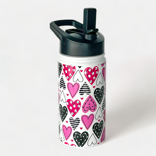 Kids Water Bottle with Straw Lid (16oz)