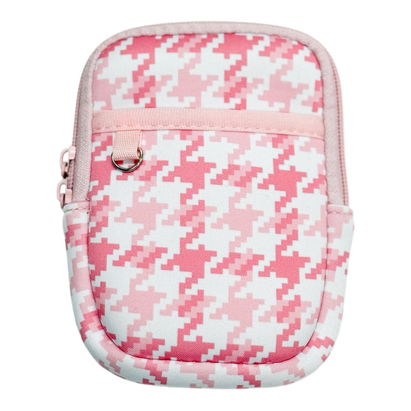 Tumbler Pouch - Pink Plaid
