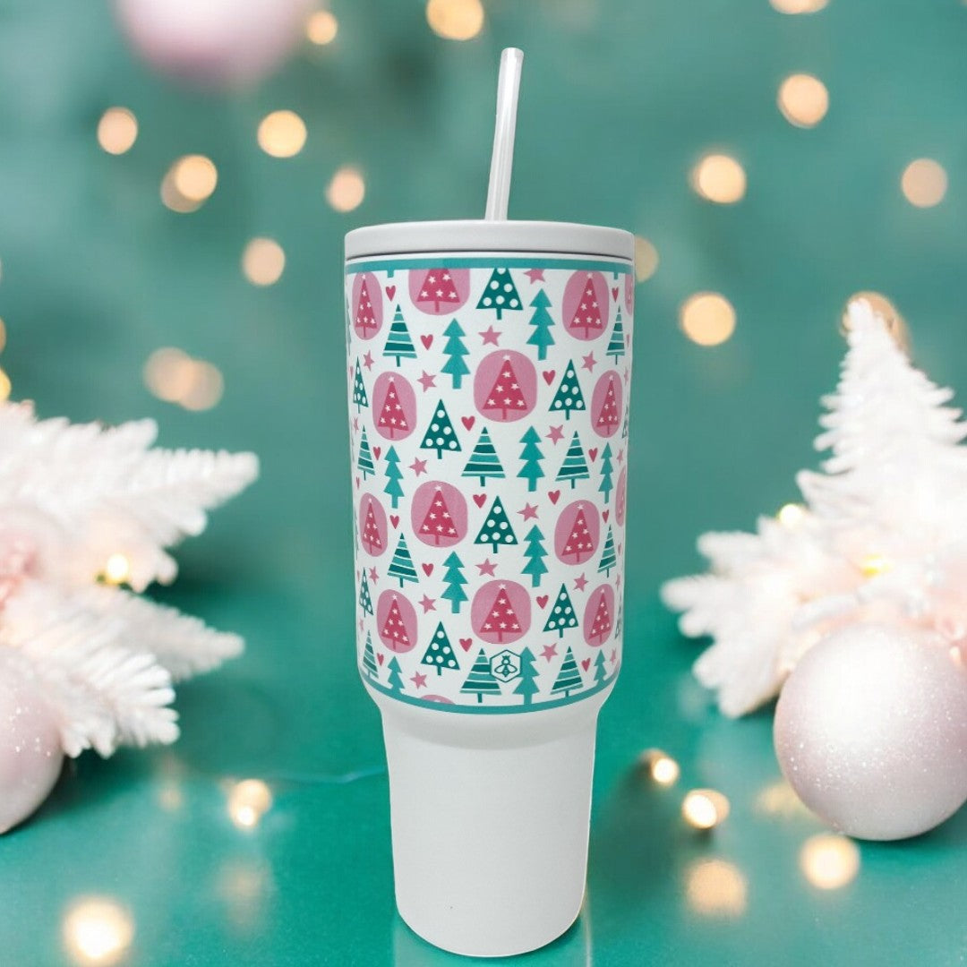 Sugar Plum Pines 40oz Tumbler