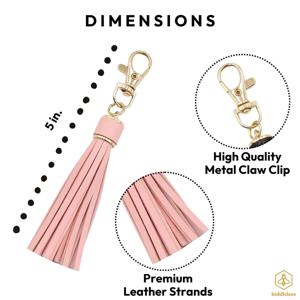 Pink Tassel Charm