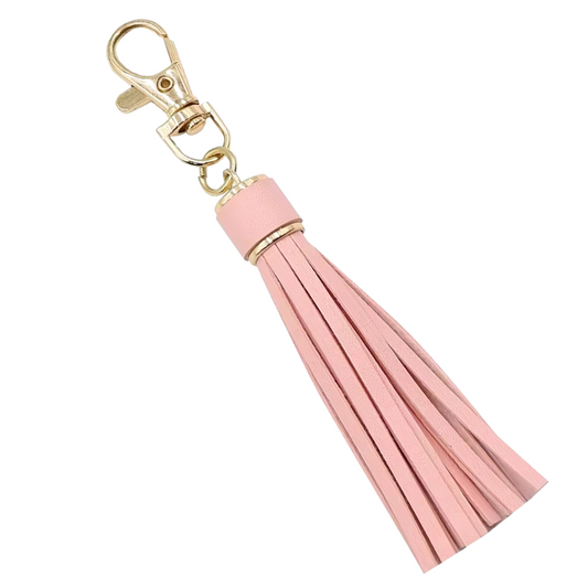 Pink Statement Tassel Charm