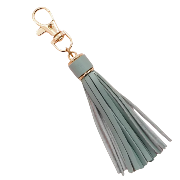 Seafoam Tassel Charm