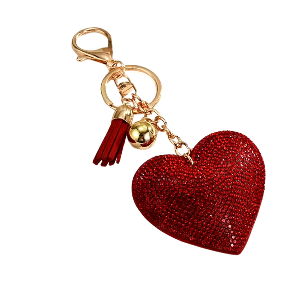 Red Bling Heart