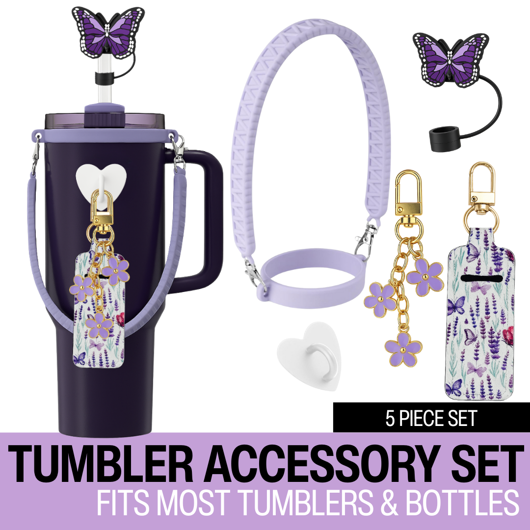 Accessory Set - Purple Butterfly