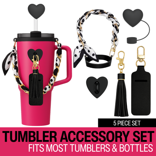 Tumbler Accessory Set - Bougie Black