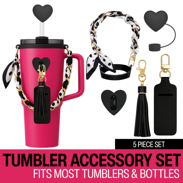 Tumbler Accessory Set - Bougie Black