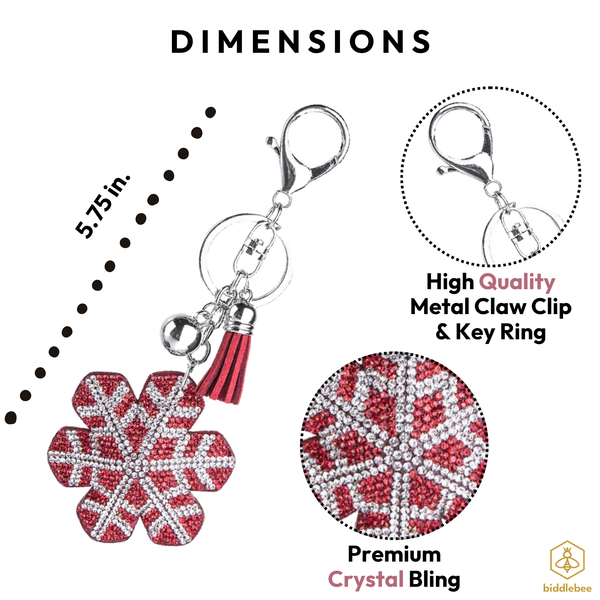 Bling Snowflake Charm