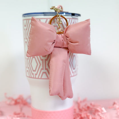 Pink Puff Bow Charm