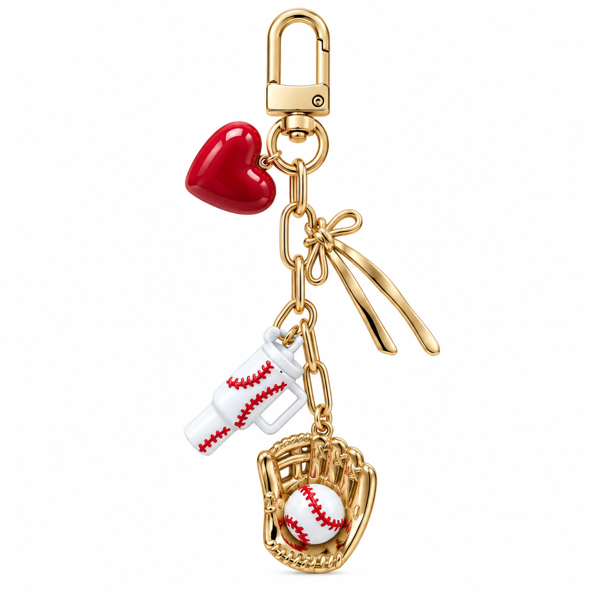 Baseball Glove Chain Charm