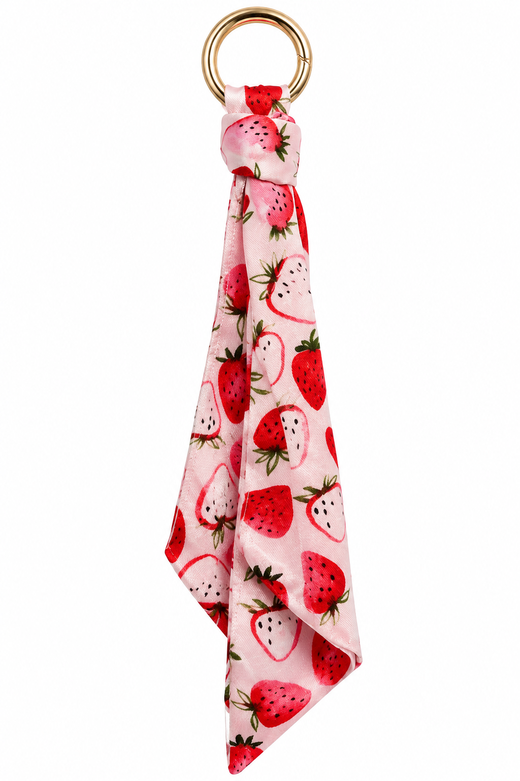 Strawberry Scarf Charm