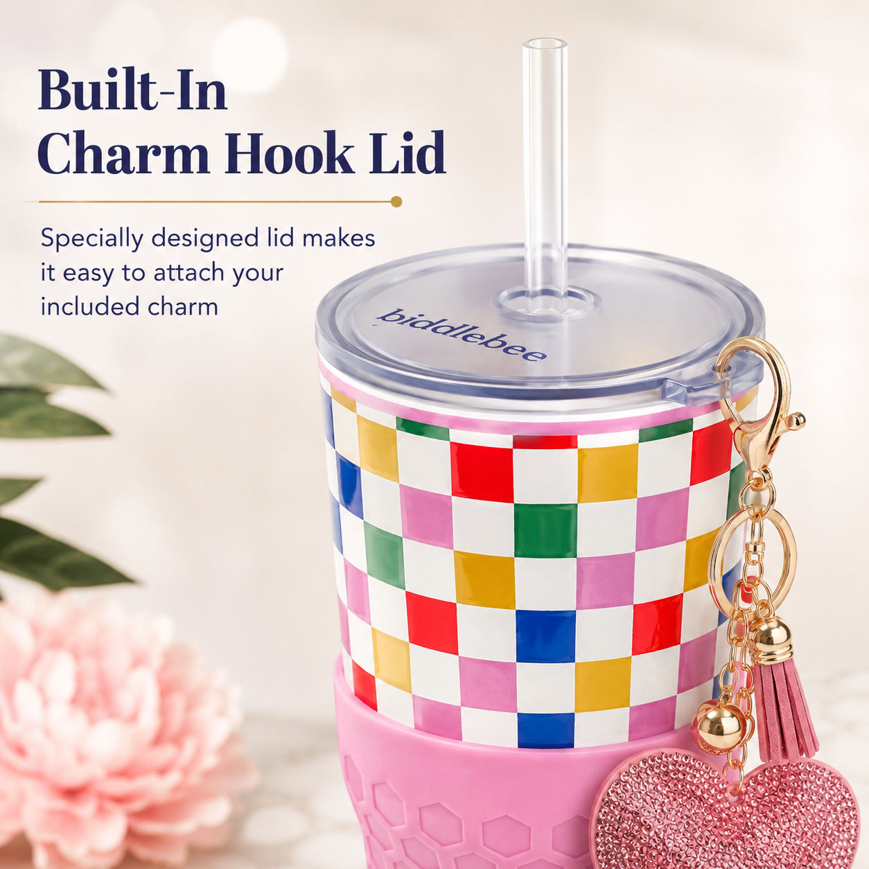 Happy Check - 30oz Charm Tumbler
