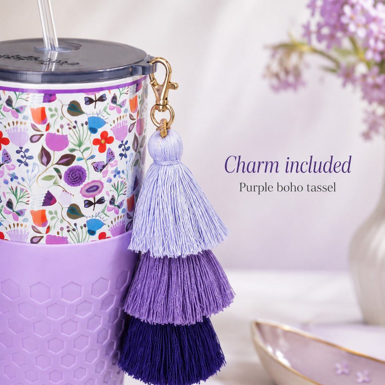 Garden Blooms — 30oz Charm Tumbler