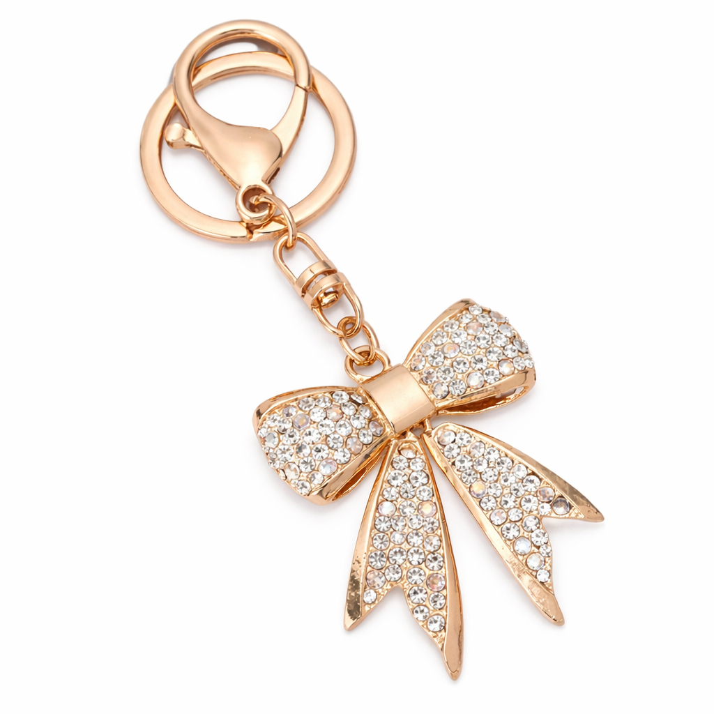 Crystal Luxe Bow Charm
