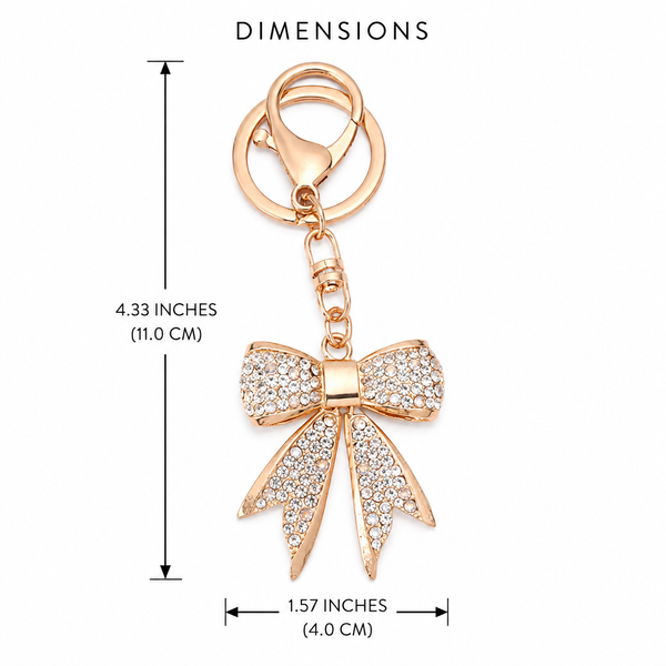 Crystal Luxe Bow Charm
