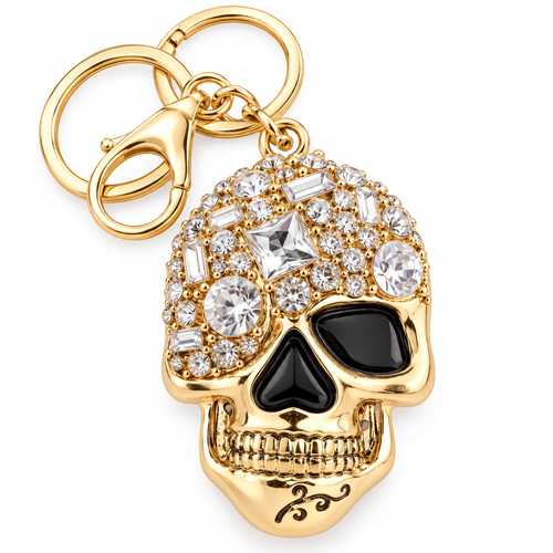Studded Skull Charm
