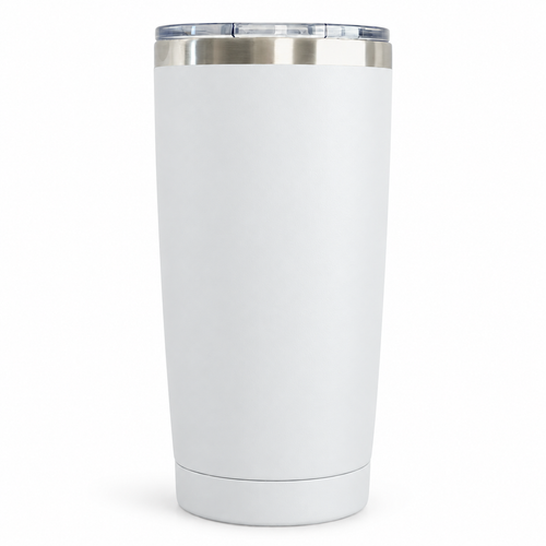20oz Coffee Tumbler with Lid | Light Gray