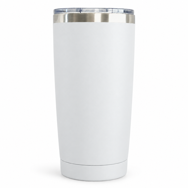 20oz Coffee Tumbler with Lid | Light Gray