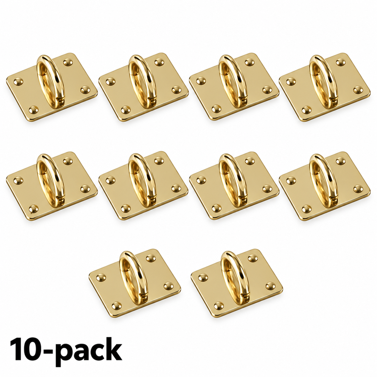 Adhesive Charm Hook 10-Pack | Gold Bar